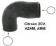 durite du filtre � air (bo�tier en t�le gris) au carburateur rond, 2CV AZAM, Ami 6 | Artnr: 10391 | Der Franzose - www.franzose.de