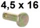 goupille de fourchette de liaison p�dale au c�ble d'embrayage, refabrication 4,5x16mm | Artnr: 10401 | Der Franzose - www.franzose.de