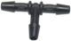 raccord 3 voies de durite d'essence 4mm. �galement utilisable pour les tubes du lave-glace. | Artnr: 10446 | Der Franzose - www.franzose.de