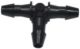 raccord 3 voies de durite d'essence 3mm. �galement utilisable pour les tubes du lave-glace. | Artnr: 10449 | Der Franzose - www.franzose.de