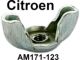 �crou papillon sur le couvercle de filtre � air (bo�tier en t�le) 2CV, n� d'origine AM171123 | Artnr: 10470 | Der Franzose - www.franzose.de