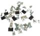 jeu de vis pour r�frig�rateur moteur 2CV6. Toutes les vis et clips-�crou pour monter les t�les + joint derri�re le radiateur d'huile! | Artnr: 10492 | Der Franzose - www.franzose.de