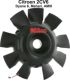 h�lice de ventilateur, 2CV6, 9 pales, couleur: noir, producteur  d'origine | Artnr: 10518 | Der Franzose - www.franzose.de