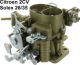 carburateur Solex 26/35, 2CV6, �ch.std., consigne 100 euros | Artnr: 10531 | Der Franzose - www.franzose.de