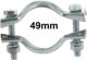 collier 49mm, raccord de tubulure � �changeur d'air, toutes 2CV4, 2CV6 | Artnr: 11007 | Der Franzose - www.franzose.de