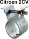 collier de tube d'�chappement arri�re, 2CV4, 2CV6, Dyane (le caoutchouc de fixation y est viss�) | Artnr: 11070 | Der Franzose - www.franzose.de