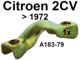 demi-lune de collier, 2CV moteurs 12 ou 16ch.DIN. 2 pi�ces sont n�cessaires! En acier moul�. n� d'origine A183-79, pi�ce d'origine Citro�n | Artnr: 11088 | Der Franzose - www.franzose.de