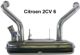 �chappement, premi�re partie, 2CV6, pot avant en Inox, qualit� moindre  que notre r�f. 11015, non-homologu� | Artnr: 11107 | Der Franzose - www.franzose.de