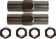 manchon de r�glage de barre de direction en Inox, 2CV, DS, barre de direction � la cr�maill�re. 2 manchons + 4 �crous = 1 jeu 12025 | Artnr: 12025 | Der Franzose - www.franzose.de
