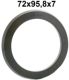 bague d'�tanch�it� pour roulement de bras de suspension, 2CV, remplace le feutre. dimensions: 72x95,8x7mm | Artnr: 12034 | Der Franzose - www.franzose.de