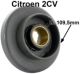 bouchon de pot de suspension avec bague en feutre, 2CV, l'unit� / refabrication, petit diam�tre | Artnr: 12102 | Der Franzose - www.franzose.de