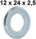 entretoise d'axe d'amortisseur, fine, 2CV, diam�tre int. 12mm | Artnr: 12162 | Der Franzose - www.franzose.de