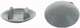 bouchon de jante en plastique gris pour fermer le trou carr� au centre de la jante, 2CV | Artnr: 12238 | Der Franzose - www.franzose.de