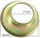 coupelle en t�le cardan c�te bo�te de vitesse, n� d'origine AM37389, diam�tres int. 47,5mm et 80mm | Artnr: 12243 | Der Franzose - www.franzose.de
