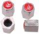 bouchons de valve logo Citro�n, le jeu de 4 | Artnr: 12312 | Der Franzose - www.franzose.de