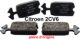 plaquettes de frein avant, 2CV, pi�ce d'origine Citro�n, il n'y a pas de refabrication comparable pour les freins � disque | Artnr: 13000 | Der Franzose - www.franzose.de