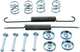 kit de fixations de m�choires avant, toutes cames et ressorts pour 2 tambours, 2CV petit tambour avant (200mm) | Artnr: 13073 | Der Franzose - www.franzose.de