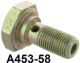 raccord flexible de frein au tube sur bras de suspension arri�re droit, 2CV, n� d'origine A45358, longueur 27mm | Artnr: 13132 | Der Franzose - www.franzose.de