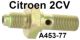 raccord flexible de frein au tube ARG et AVD, 2CV, n� d'origine A45377, longueur 47mm | Artnr: 13133 | Der Franzose - www.franzose.de