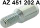 axe de l'excentrique inf�rieur de m�choires de frein, 2CV, n� d'origine AZ451202A | Artnr: 13171 | Der Franzose - www.franzose.de