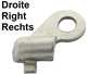 arr�t de gaine de c�ble de frein parking droit fix� au tambour avant, 2CV, n� d'origine A454-18a | Artnr: 13177 | Der Franzose - www.franzose.de