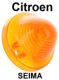 cabochon de clignotant orange, 2CV avant, DS break  arri�re, AK, HY avant + arri�rre, 4L ancien mod�le avant, n� d'origine AZ575210A, pour Seima, l'unit� | Artnr: 14012 | Der Franzose - www.franzose.de