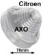 cabochon de clignotant blanc, 2CV, DS break arri�re, l'unit�, pour AXO | Artnr: 14013 | Der Franzose - www.franzose.de
