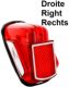 cabochon de feu arri�re, Citro�n 2CV (jusque 1964), sur fa�ade AR oblique, rouge, complet. Encoche � droite pour feu �clairage de plaque d'immatriculation. | Artnr: 14086 | Der Franzose - www.franzose.de