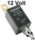 centrale de clignotants 12 volts, 2CV, DS, HY, 3 branchements, 2x 21Watt, �galement pour tout v�hicule ancien Peugeot, Renault etc. | Artnr: 14112 | Der Franzose - www.franzose.de