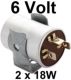 centrale de clignotants Bosch sph�rique, 6 volts, 2x18Watt, branchements C+49+49a | Artnr: 14362 | Der Franzose - www.franzose.de
