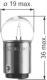 ampoule 12 volts, 5 Watt, forme basse (culot Ba15s) pour plafonnier 2CV etc. | Artnr: 14364 | Der Franzose - www.franzose.de