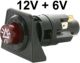 boutons de feux de d�tresse Hella avec support,  branchement sur centrale de clignotants d'origine. ampoule 12 Volt = 50096. ampoule 6 Volt = 14271. | Artnr: 14374 | Der Franzose - www.franzose.de