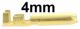 fiche m�le 4mm, comme d'origine Citro�n, l'unit� | Artnr: 14396 | Der Franzose - www.franzose.de