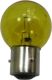 ampoule 12 volts,  35 watts, jaune, socle � ba�onnette 3 ergots | Artnr: 14412 | Der Franzose - www.franzose.de