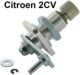 Axe d'essuie-glace, 2CV4, 2cv6, refabrication sans joint ni fixation,  commander 14154 (joint), 14247 (chrome), 14152 (�crou ext.), 14157  (�crou int.), 14155 (clip) | Artnr: 14444 | Der Franzose - www.franzose.de