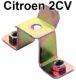 fixation pot d'�chappement arri�re galvanis�e, partie inf�rieure, viss�e au plancher, 2CV6 | Artnr: 15221 | Der Franzose - www.franzose.de