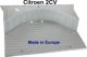 t�le de coffre avec montant vertical et liaison, 2CV, refabrication de tr�s bonne qualit�, mieux que d'origine | Artnr: 15465 | Der Franzose - www.franzose.de