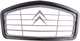 calandre en plastique gris, bord noir, 2CV (Charleston gris noir) | Artnr: 16001 | Der Franzose - www.franzose.de