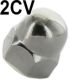 capuchon d'�crou en Inox poli, pour �crou de fixation d'aile avant au bas de caisse, 2CV | Artnr: 16008 | Der Franzose - www.franzose.de