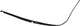 joint plastique dans aile arri�re noire, au montant, 2CV | Artnr: 16116 | Der Franzose - www.franzose.de