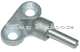 charni�re de vitre lat�rale, partie viss�e � la porte, 2CV, refabrication | Artnr: 16134 | Der Franzose - www.franzose.de