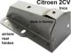 support de pare-chocs arri�re en Inox, pour pare-chocs large, 2CV de 09.1974 � 07.1990, le meilleur choix | Artnr: 16518 | Der Franzose - www.franzose.de