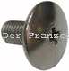 vis de pare-chocs prise cruciforme (7mm), 2CV, refabrication | Artnr: 16538 | Der Franzose - www.franzose.de