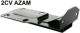 support de pare-chocs arri�re, AZAM (2CV), 2CV sur base Ami 6 | Artnr: 16541 | Der Franzose - www.franzose.de