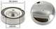 bouchon de r�servoir chrom�, sans cl�, 2CV, DS, AMI, Dyane, HY, refabrication comme d'origine | Artnr: 16846 | Der Franzose - www.franzose.de