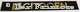 monogramme (autocollant) Citro�n (avec chevrons dans un carr�), lettres argent sur fond noir, 36x230mm | Artnr: 16912 | Der Franzose - www.franzose.de