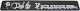 monogramme (autocollant), 2CV6 Charleston, en m�tal, comme d'origine, 35x240mm | Artnr: 16952 | Der Franzose - www.franzose.de