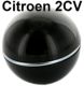 pommeau de commande de vitesse noir avec bague chrom�e, 2CV, complet, tr�s belle refabrication | Artnr: 18126 | Der Franzose - www.franzose.de