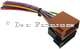 adaptateur autoradio: VW 4 > c�bles d�nud�s | Artnr: 18244 | Der Franzose - www.franzose.de