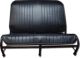 garniture de si�ge banquette avant, skai noir, 2CV, c�t�s ouverts | Artnr: 18328 | Der Franzose - www.franzose.de